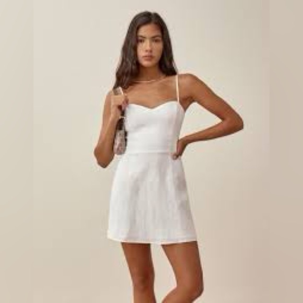 Reformation Roarke Linen Dress